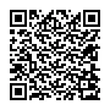 QR-koodi puhelinnumerolle +12604023109