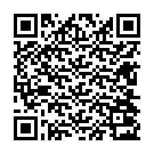 Código QR para número de telefone +12604023392