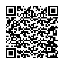 Código QR para número de teléfono +12604023770