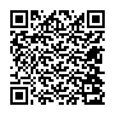 電話番号のQRコード +12604023777