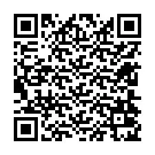 QR-koodi puhelinnumerolle +12604025519