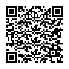 QR-code voor telefoonnummer +12604028082