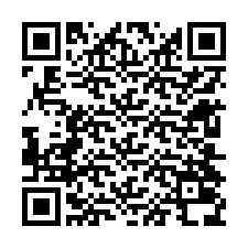 QR-koodi puhelinnumerolle +12604038694