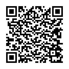 QR kód a telefonszámhoz +12604071932