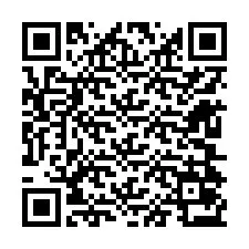 Código QR para número de telefone +12604073435