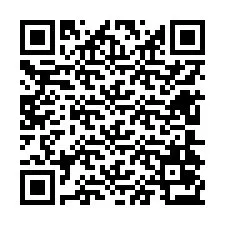 QR-код для номера телефона +12604073546