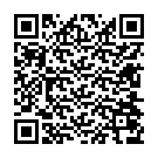 Codice QR per il numero di telefono +12604076386