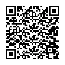 QR Code สำหรับหมายเลขโทรศัพท์ +12604078335