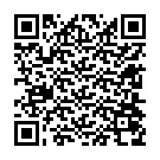 QR код за телефонен номер +12604078358