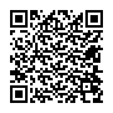 電話番号のQRコード +12604078617