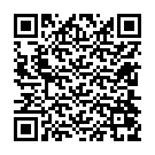 QR-koodi puhelinnumerolle +12604079649