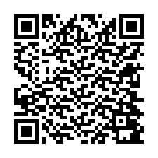 QR-код для номера телефона +12604081268