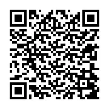 QR-код для номера телефона +12604087008