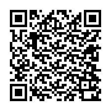 QR Code pour le numéro de téléphone +12604120278