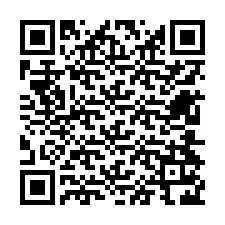 QR-code voor telefoonnummer +12604126287