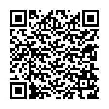 QR-koodi puhelinnumerolle +12604126548