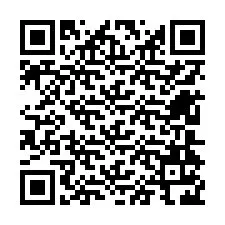 QR kód a telefonszámhoz +12604126557