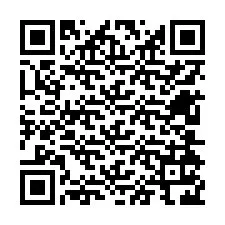 QR код за телефонен номер +12604126893