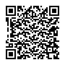 Código QR para número de teléfono +12604128144