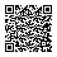 Código QR para número de teléfono +12604129258