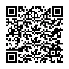 QR-code voor telefoonnummer +12604129981