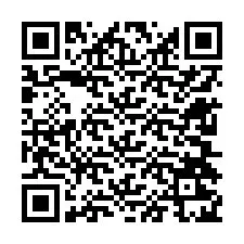 Código QR para número de telefone +12604225738