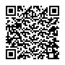 QR Code สำหรับหมายเลขโทรศัพท์ +12604240988