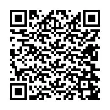 Código QR para número de telefone +12604247136