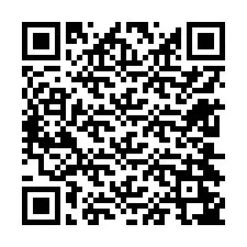 Código QR para número de teléfono +12604247299