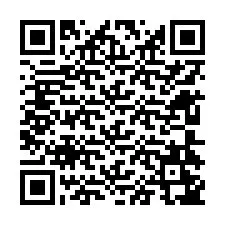 QR-Code für Telefonnummer +12604247504