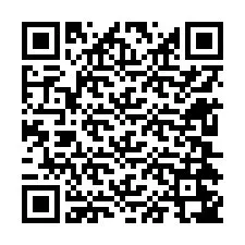 QR код за телефонен номер +12604247874