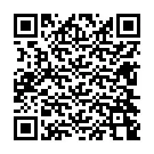 QR-код для номера телефона +12604248662