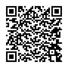 QR Code pour le numéro de téléphone +12604248718