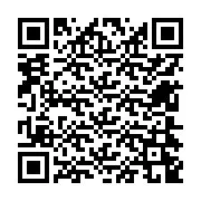 QR Code สำหรับหมายเลขโทรศัพท์ +12604249047