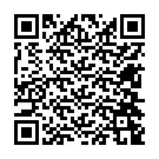 QR-код для номера телефона +12604249773