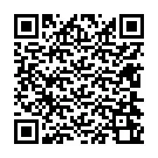 QR-code voor telefoonnummer +12604260142