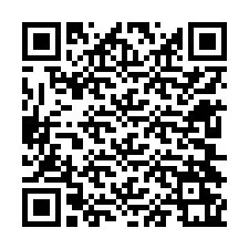 QR-Code für Telefonnummer +12604261634