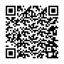 QR kód a telefonszámhoz +12604262394