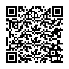 QR Code pour le numéro de téléphone +12604263102