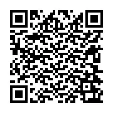 QR-код для номера телефона +12604263120