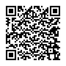 QR Code สำหรับหมายเลขโทรศัพท์ +12604264826