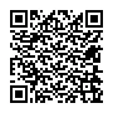 QR-Code für Telefonnummer +12604265807