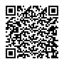 Kod QR dla numeru telefonu +12604266268