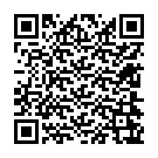 Kode QR untuk nomor Telepon +12604267049