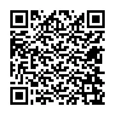 Codice QR per il numero di telefono +12604267597