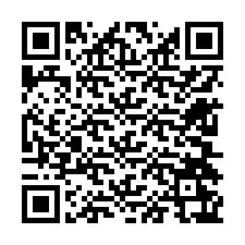 QR код за телефонен номер +12604267739