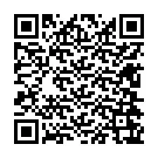 QR Code pour le numéro de téléphone +12604267872