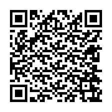 QR kód a telefonszámhoz +12604267998