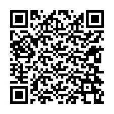 QR Code สำหรับหมายเลขโทรศัพท์ +12604268470