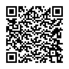 QR-code voor telefoonnummer +12604268671